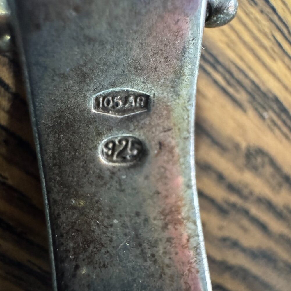 Italian Designer Pietro Sorini Solid Sterling Chu… - image 8